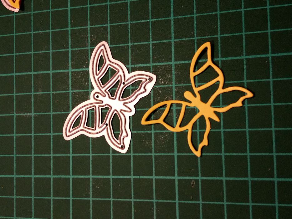 Wykrojniki scrapbooking, motylki, zestaw