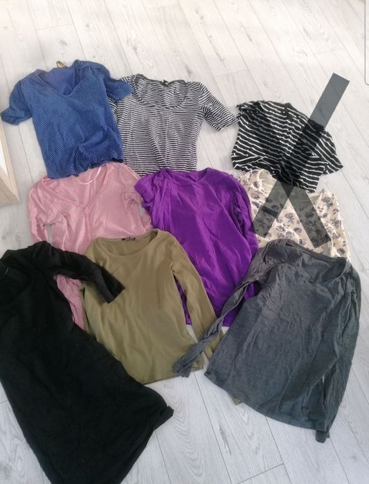 Zestaw paka bluzki 36 s tunika 7 sztuk wiosna