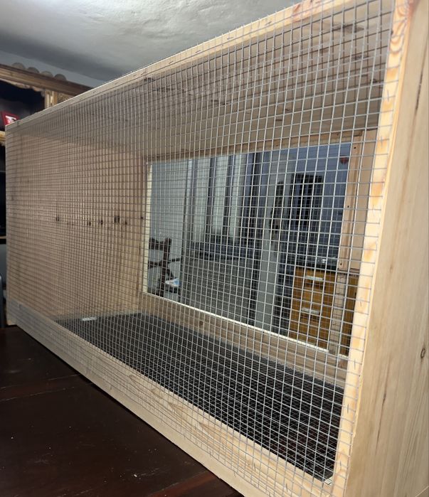 Gaiola / Viveiro em Madeira de Pinho | 120CM