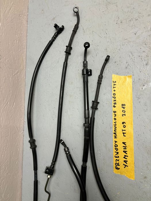 Yamaha MT09 MT-09 Przewody Hamulcowe Przewód Hamulcowy Przód Tył ABS
