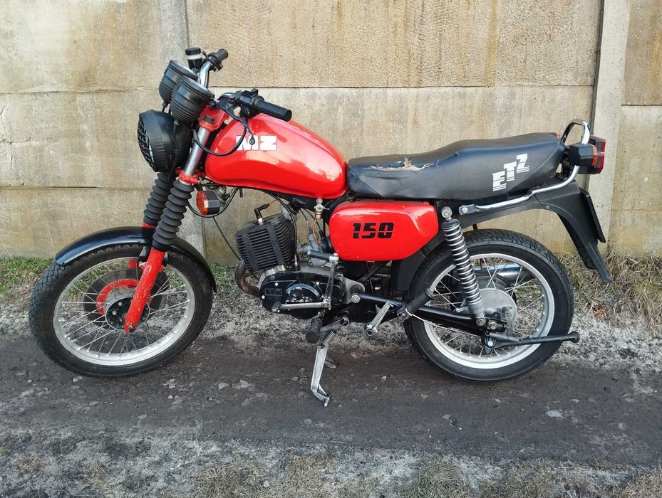 MZ etz 150 zarejestrowana