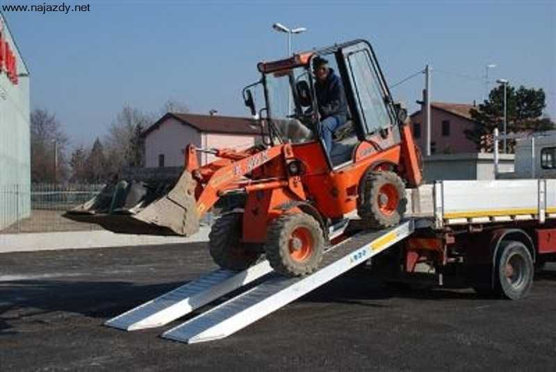 Najazdy Aluminiowe 2,5m 1,8t Cert.CE/Gwarancja/Dostawa w cenie