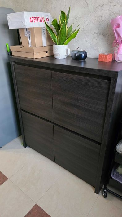 Szafka Kaspian 105 cm czterodrzwiowa wenge