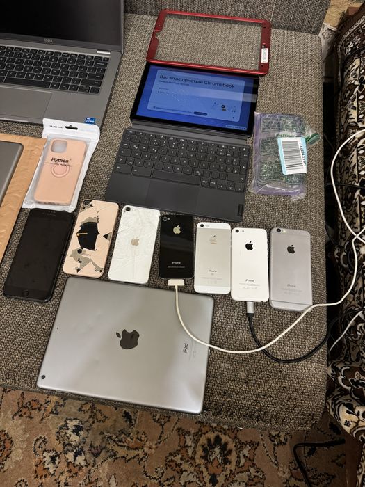 Лот техніки Apple (iphone, ipad, lenovo, dell)