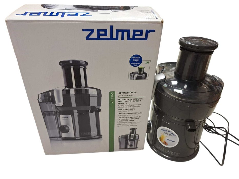 t.21162.9L) Sokowirówka ZELMER ZJE1200  nieużywane