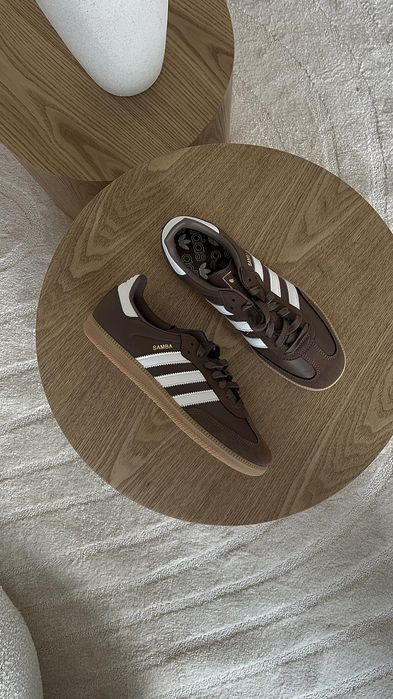 Кросівки адідас самба шоколадні (та білі,чорні,беж) 36-44 розміри