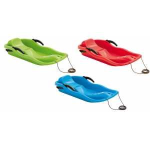 Sanki plastikowe ślizg z hamulcami 3 kolory