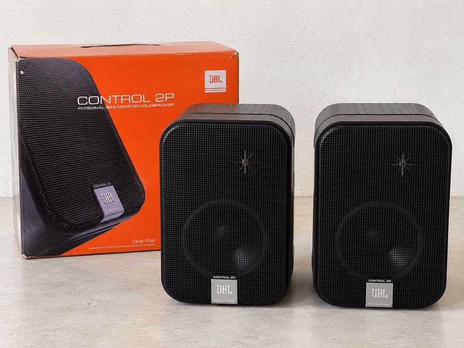 Monitores Estúdio JBL Control 2 PS BK