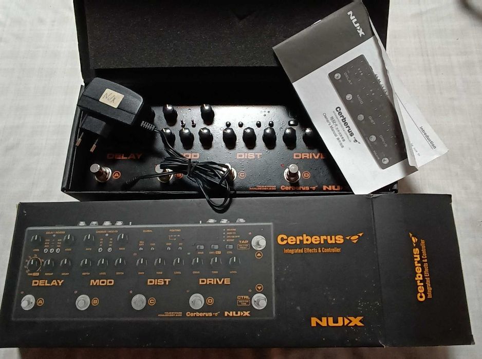 NUX Cerberus – Pedaleira Multi-Efeitos + MIDI – Excelente Estado