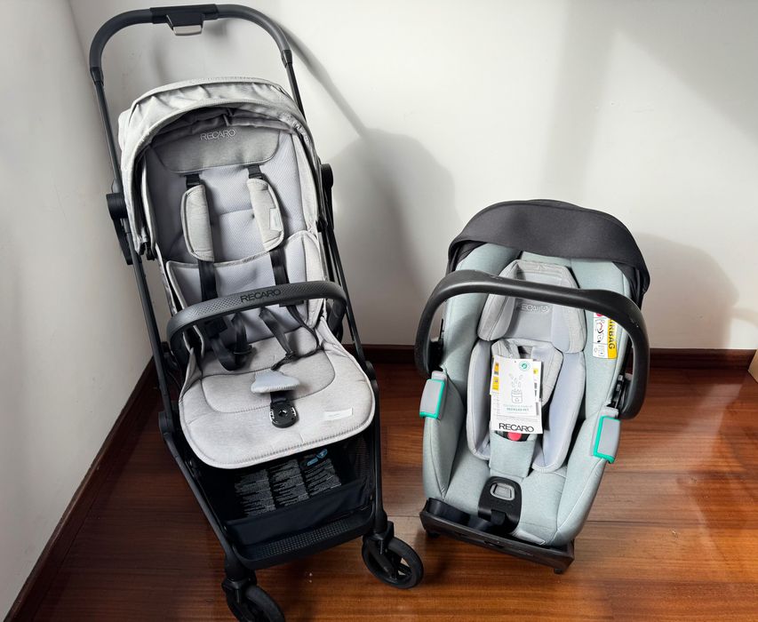 Carrinho de bebé Recaro + Cadeira Auto ISOFIX