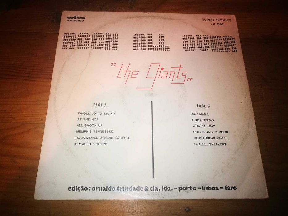 THE GIANTS  - Rock All Over (Ed PORT – 1977) LP