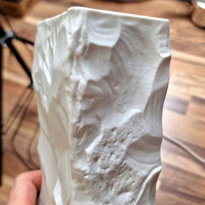 Porcelanowy Modernistyczny Op - Art Wazon Seltmann Weiden - Bawaria