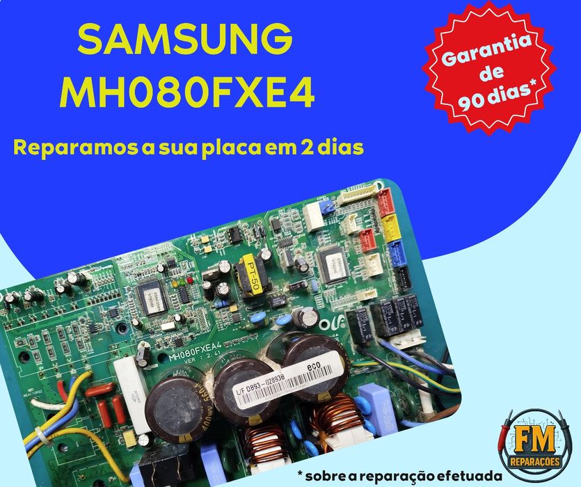 Placa Ar-Condicionado Samsung MH080FXEA4 (reparar ou vender)