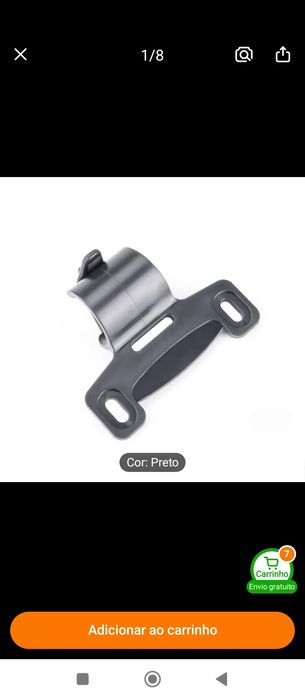 Suporte bomba ar bicicleta novo