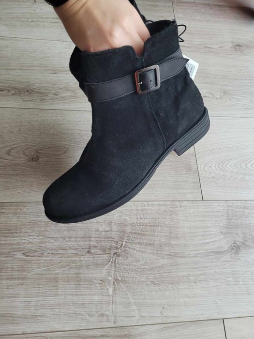 Botki ze skóry naturalnej r.38