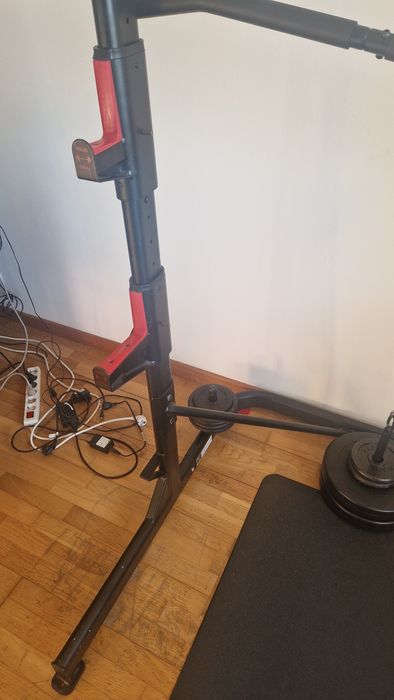 Rack Agachamentos Supino + Material