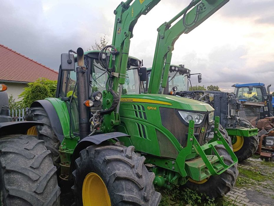 john deere 6115 z ladowaczem