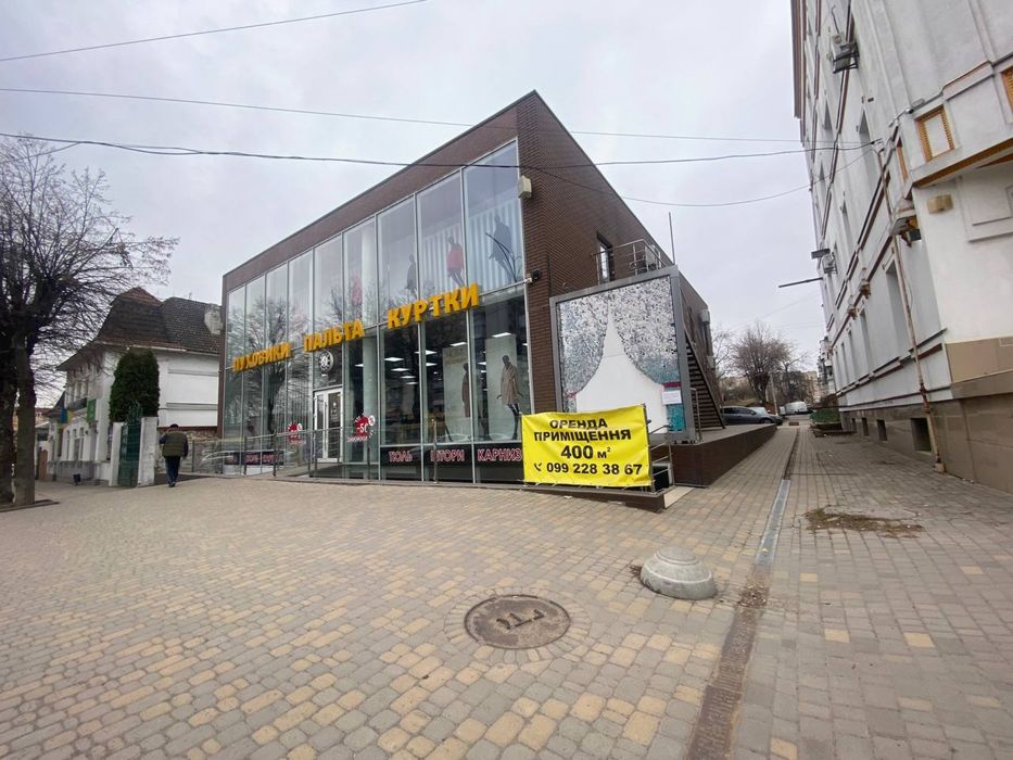 Оренда цокольного приміщення 400 м² вул. Коцюбинського
