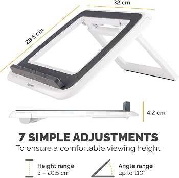 Suporte Portátil Fellowes I-Spire Branco (Como Novo)
