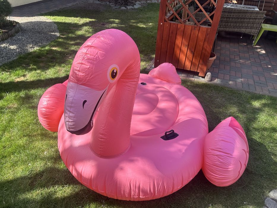 Flaming pompowany mega duzy 210 cm