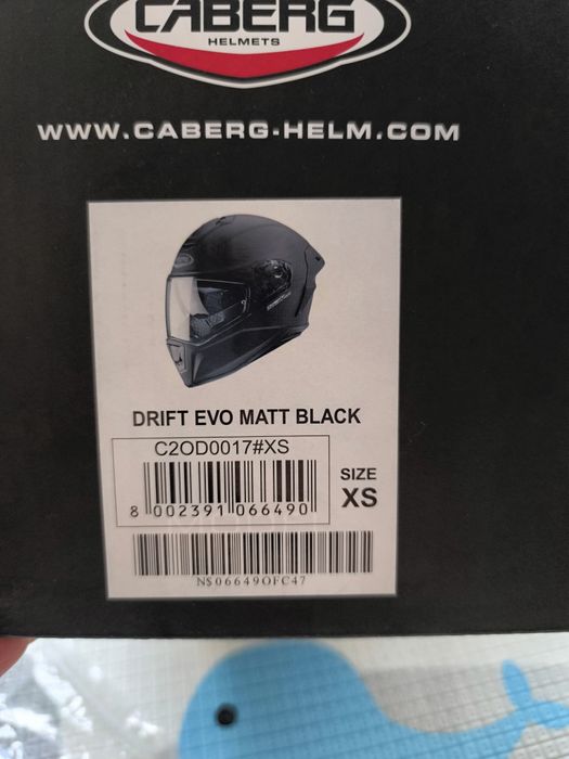 Kask motocyklowy caberg drift Evo matt XS