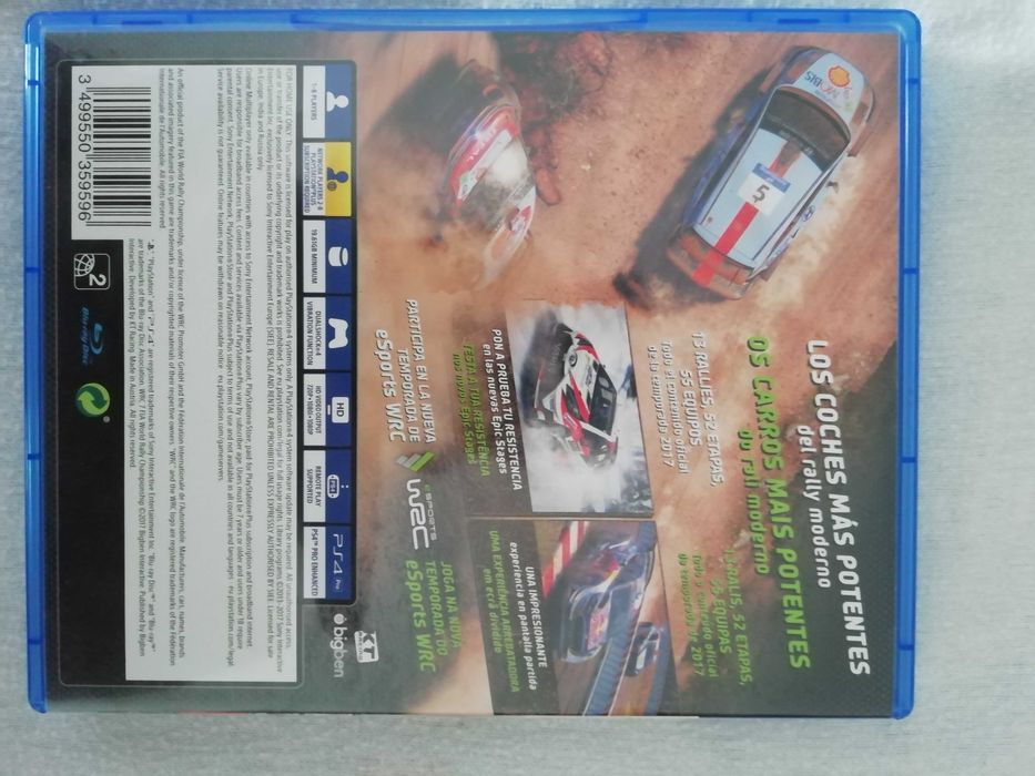 Jogo Playstation 4 Wrc 7