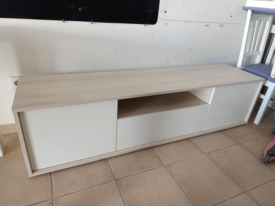Sala completa branco e carvalho