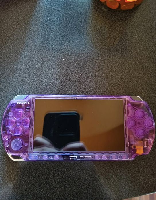 Psp 3000 fioletowo przezroczyste