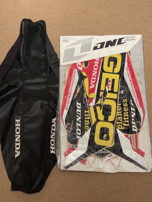 Graphic kit autocolantes com capa banco Honda CRF 250/450