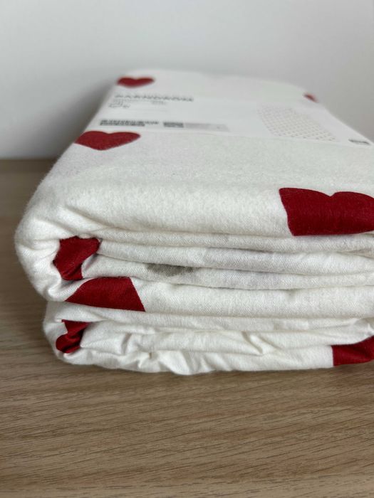 Pościel flanelowa IKEA 150x200 serca