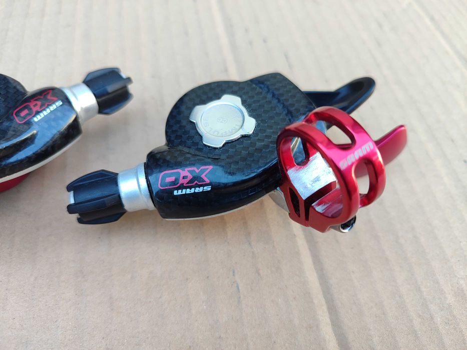 Manetki SRAM X.0 Trigger Carbon 3x9spd. Sram X0 XO X.O RED