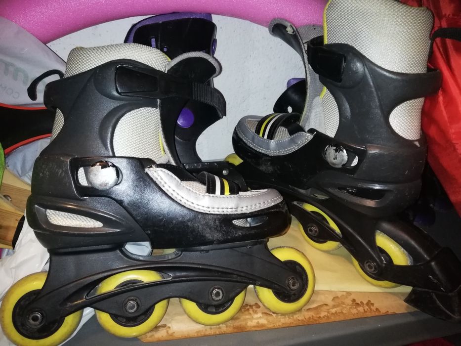 Patins em linha.