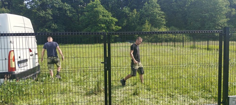 Brama panelowa dwuskrzydłowa