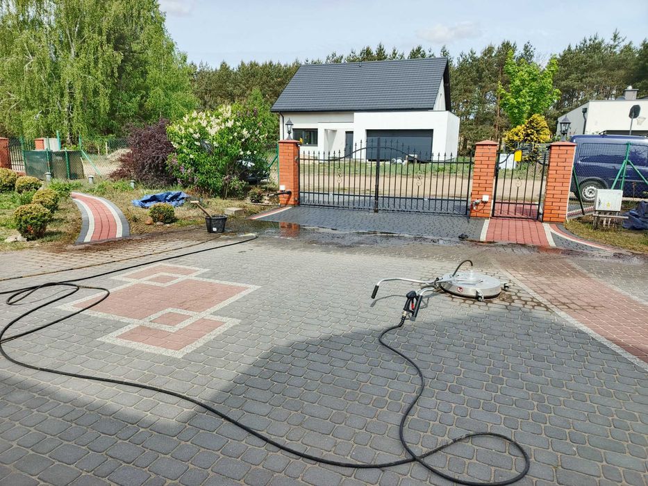 Mycie - Malowanie - Dachów - Elewacji, Mycie kostki brukowej