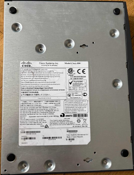 Маршрутизатор Cisco 891-K9.