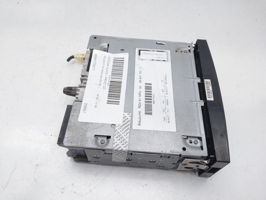 SISTEMA AUDIO / RADIO CD PEUGEOT 307 2007 -9664770077