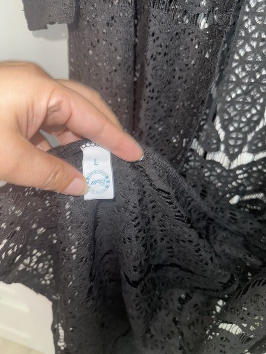 Халат - туніка чорна