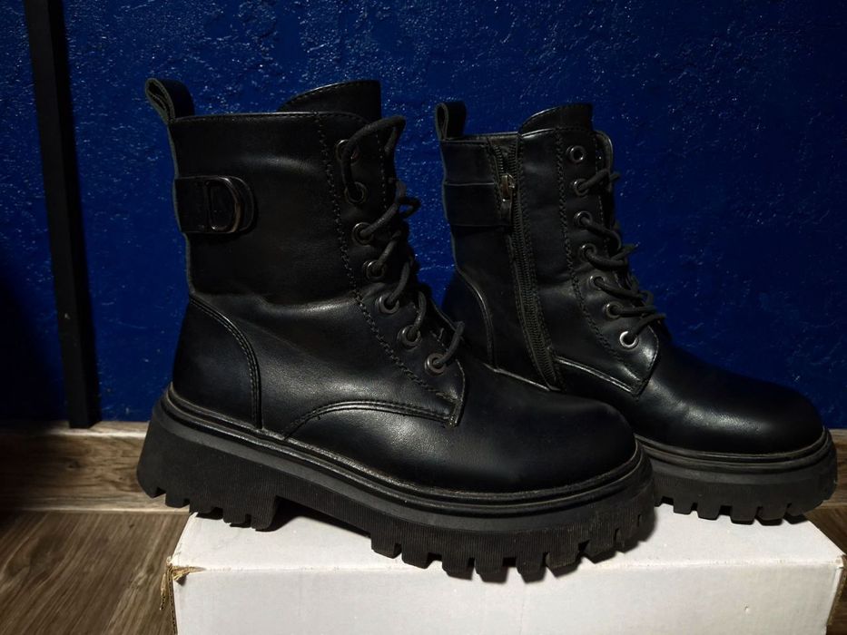 Ботинки женские, берцы, демисезонные