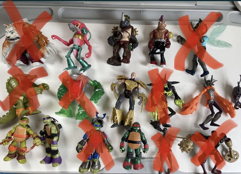 Оригінальні іграшки фігурки Черепашки ніндзя TNMT