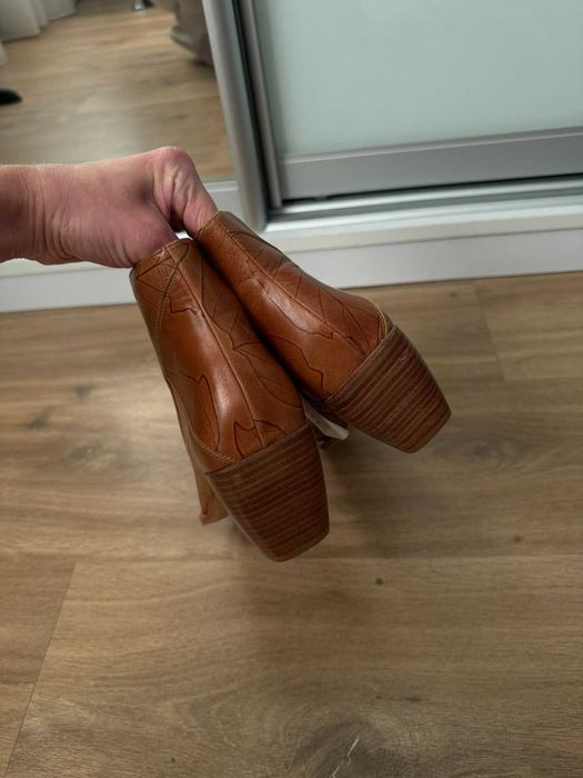 стильные демисезонные ботильоны ботинки козаки полусапожки 38 размер