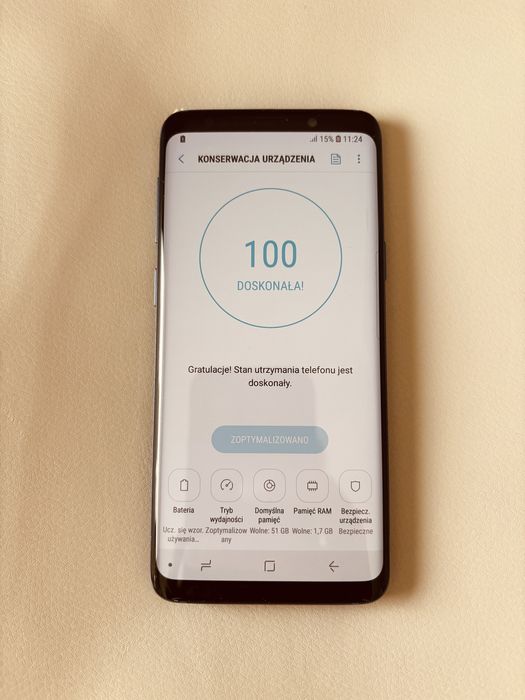 Smartfon Samsung S9 niebieski