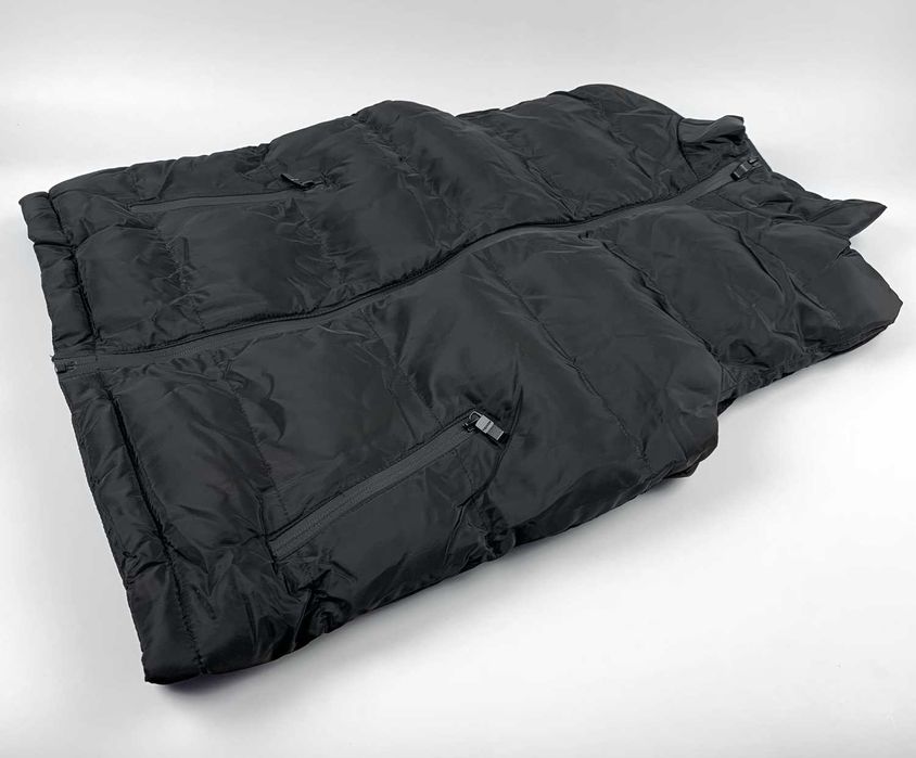 Мужская теплая жилетка на осень/весну, цвет темно-синий, без брендов