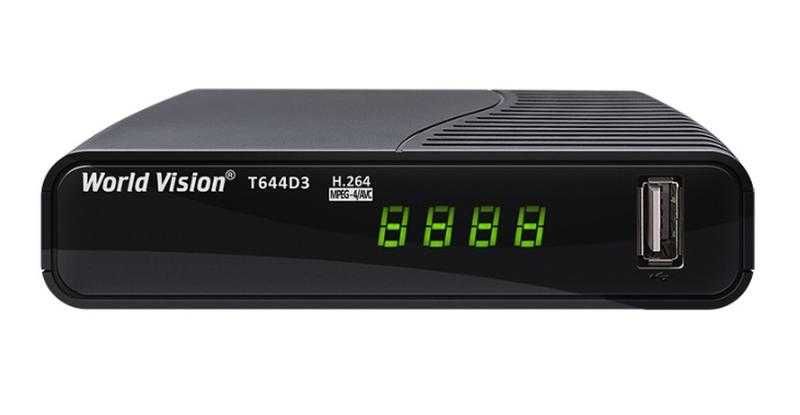 Цифровая приставка Т2 тюнер WorldVision T644 Д3  YouTube+Megogo+IPTV