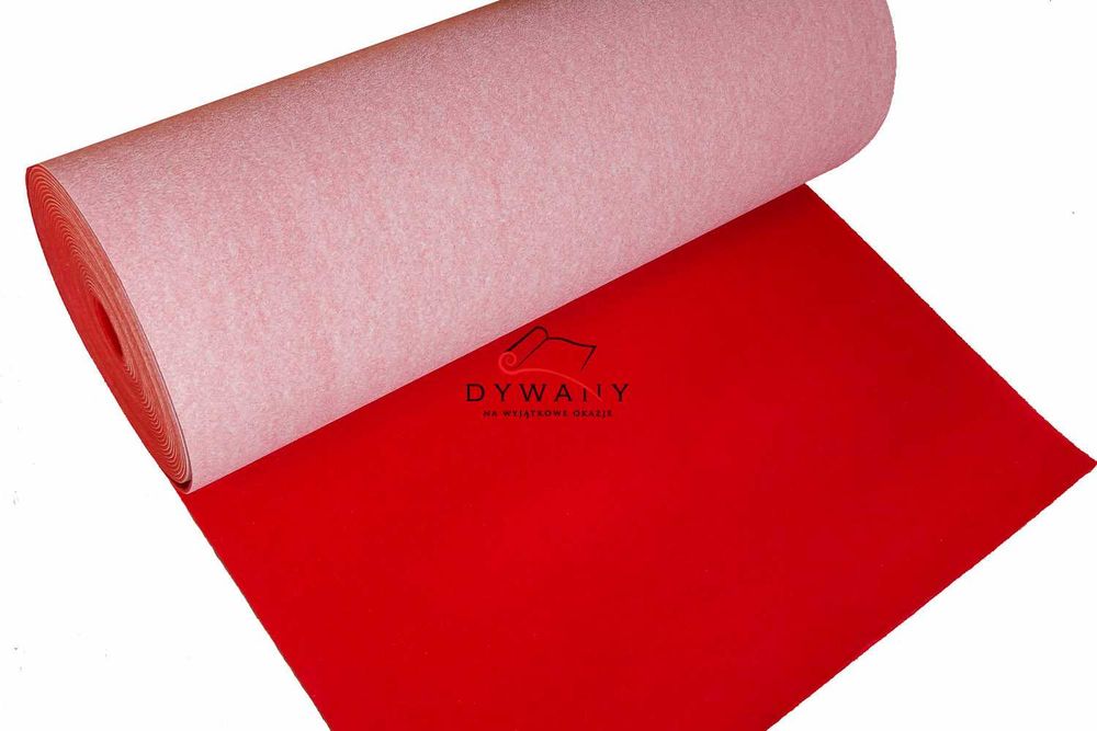 Czerwony dywan na imprezę galę ślub wykładzina event premium 1x10m