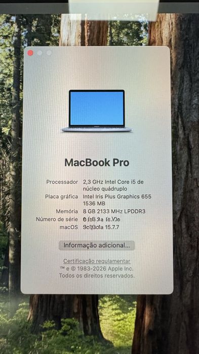 Macbook Pro 13.2” 2018 touchbar