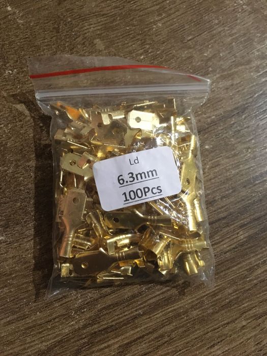 Клемма ножевая папа,мама 6,3. 4,8,  2,8