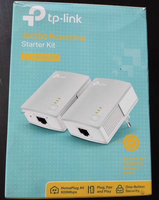 AV600 Nano Powerline Adapter Starter Kit TL-PA4010 KIT