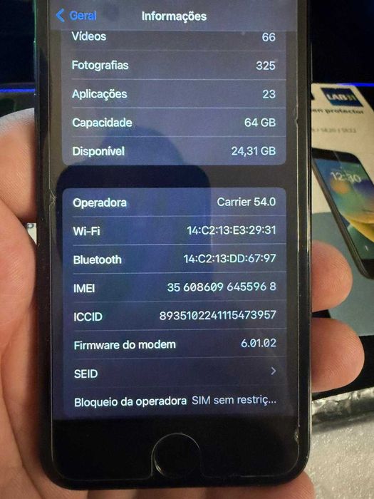 iPhone 8 64GB Space Grey Otimo estado