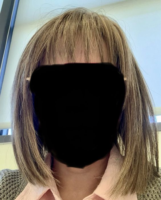 Cabeleira de cabelo natural de alta qualidade