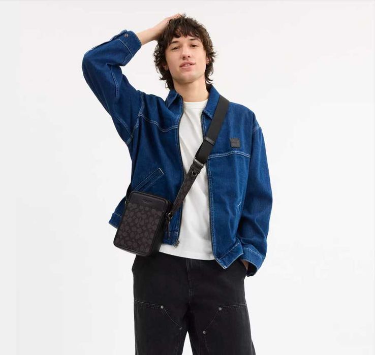 Чоловіча сумка Coach Sullivan Crossbody Bag In Signature Canvas ориг